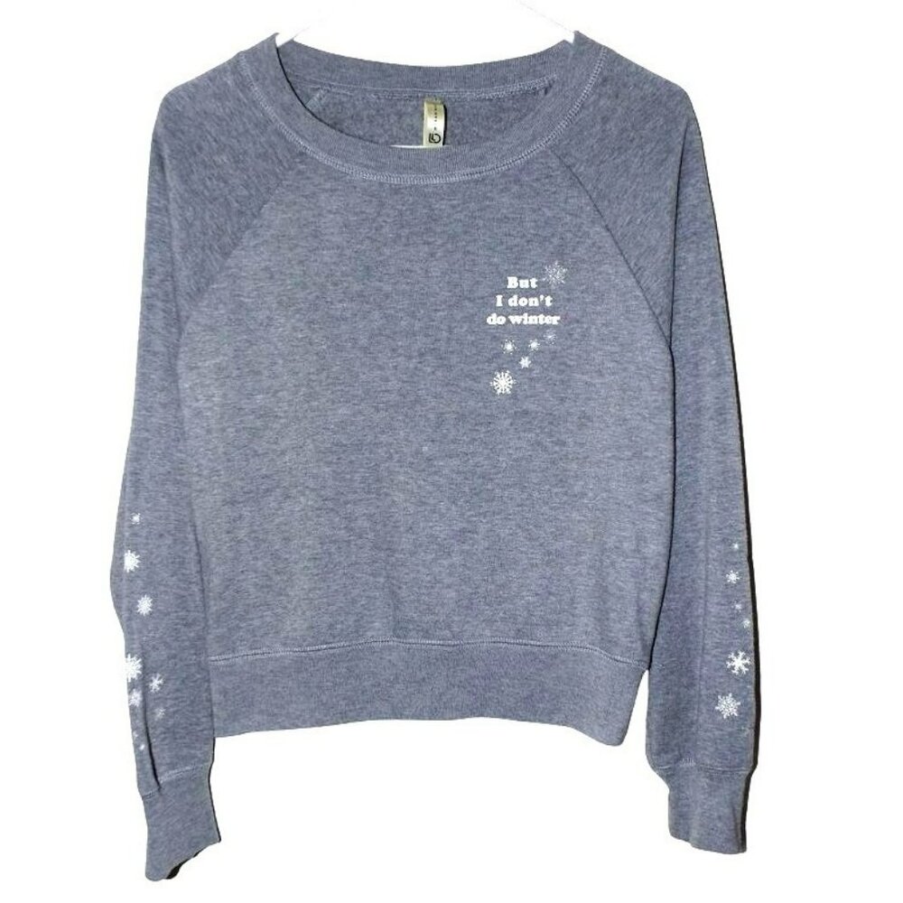 Live Love Dream Womens I don't do winter Top Light Loungewear Size L  JH785